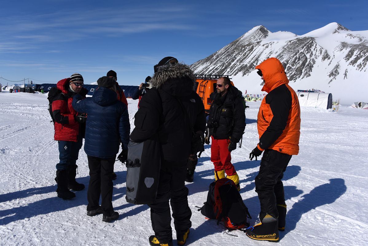 01B We Were Given A Quick Tour Of Union Glacier Camp Antarctica By One Of ALE Staff On The Way To Climb Mount Vinson